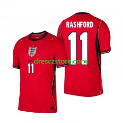 Anglie Marcus Rashford 11 Venkovní Dres MS ve fotbale 2026 Krátký rukáv Muže Fotbalové Dresy