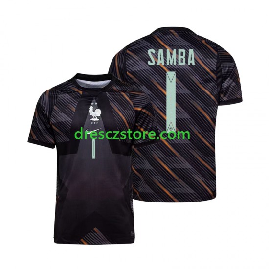 Francie Brice Samba 1 Brankářské Domácí Dres MS ve fotbale 2026 Krátký rukáv Muže Fotbalové Dresy