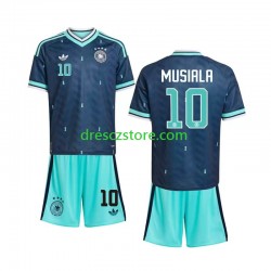Německo Jamal Musiala 10 Venkovní Dres MS ve fotbale 2026 Krátký rukáv Děti Fotbalové Dresy
