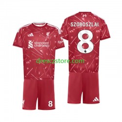 Liverpool Dominik Szoboszlai 8 Domácí Dres 2026-2027 Krátký rukáv Děti Fotbalové Dresy