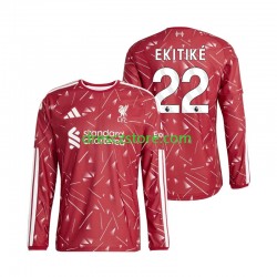 Liverpool Hugo Ekitike 22 Domácí Dres 2026-2027 Dlouhý rukáv Muže Fotbalové Dresy