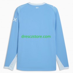 Manchester City Domácí Dres 2026-2027 Dlouhý rukáv Muže Fotbalové Dresy