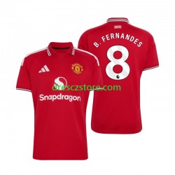 Manchester United Bruno Fernandes 8 Domácí Dres 2026-2027 Krátký rukáv Muže Fotbalové Dresy