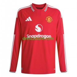 Manchester United Domácí Dres 2026-2027 Dlouhý rukáv Muže Fotbalové Dresy