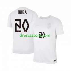 Norsko Antonio NUSA 20 Alternativní Dres MS ve fotbale 2026 Krátký rukáv Muže Fotbalové Dresy