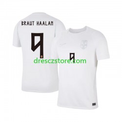 Norsko Braut Haaland 9 Alternativní Dres MS ve fotbale 2026 Krátký rukáv Muže Fotbalové Dresy