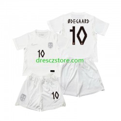 Norsko Martin Odegaard 10 Alternativní Dres MS ve fotbale 2026 Krátký rukáv Děti Fotbalové Dresy