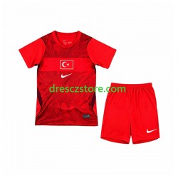 Turecko Domácí Dres MS ve fotbale 2026 Krátký rukáv Děti Fotbalové Dresy
