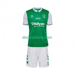 AS Saint-Etienne Domácí Dres 2025-2026 Krátký rukáv Děti Fotbalové Dresy