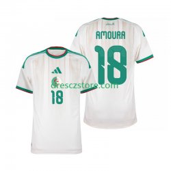 Alžírsko Mohamed Amoura 18 Domácí Dres 2026 Krátký rukáv Muže Fotbalové Dresy
