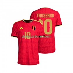 Belgie Leandro Trossard 10 Domácí Dres MS ve fotbale 2026 Krátký rukáv Muže Fotbalové Dresy