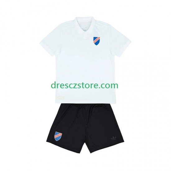 Colo-Colo Centenary Domácí Dres 2025-2026 Krátký rukáv Děti Fotbalové Dresy