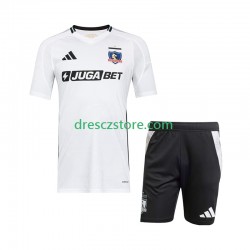Colo-Colo Domácí Dres 2025-2026 Krátký rukáv Děti Fotbalové Dresy