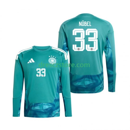 Německo Alexander Nubel 33 Brankářské Domácí Dres MS ve fotbale 2026 Dlouhý rukáv Muže Fotbalové Dresy