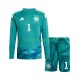 Německo Manuel Neuer 1 Brankářské Domácí Dres MS ve fotbale 2026 Dlouhý rukáv Děti Fotbalové Dresy