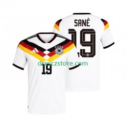 Německo Leroy Sane 19 Domácí Dres MS ve fotbale 2026 Krátký rukáv Muže Fotbalové Dresy