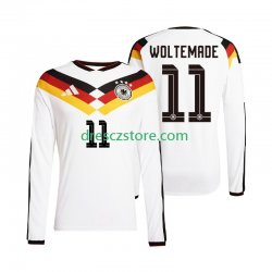 Německo Woltemade 11 Domácí Dres MS ve fotbale 2026 Dlouhý rukáv Muže Fotbalové Dresy