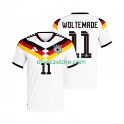Německo Woltemade 11 Domácí Dres MS ve fotbale 2026 Krátký rukáv Muže Fotbalové Dresy