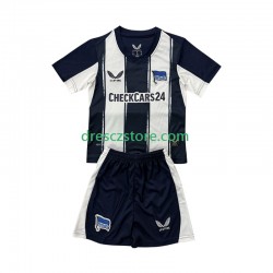 Hertha BSC Domácí Dres 2025-2026 Krátký rukáv Děti Fotbalové Dresy
