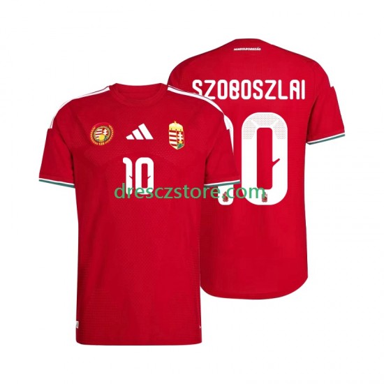 Maďarsko Szoboszlai 10 Domácí Dres MS ve fotbale 2026 Krátký rukáv Muže Fotbalové Dresy