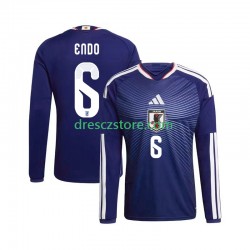 Japonsko Wataru Endo 6 Domácí Dres MS ve fotbale 2026 Dlouhý rukáv Muže Fotbalové Dresy