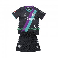 Málaga CF Venkovní Dres 2025-2026 Krátký rukáv Děti Fotbalové Dresy
