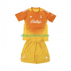 Nottingham Forest Brankářské Alternativní Dres 2025-2026 Krátký rukáv Děti Fotbalové Dresy