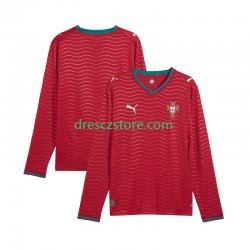 Portugalsko Domácí Dres MS ve fotbale 2026 Dlouhý rukáv Muže Fotbalové Dresy