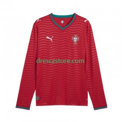 Portugalsko Domácí Dres MS ve fotbale 2026 Dlouhý rukáv Muže Fotbalové Dresy