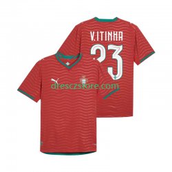 Portugalsko Vitinha 23 Domácí Dres MS ve fotbale 2026 Krátký rukáv Muže Fotbalové Dresy
