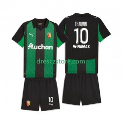 RC Lens Florian Thauvin 10 Venkovní Dres 2025-2026 Krátký rukáv Děti Fotbalové Dresy