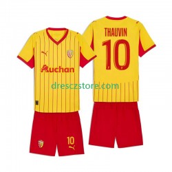 RC Lens Florian Thauvin 10 Domácí Dres 2025-2026 Krátký rukáv Děti Fotbalové Dresy