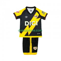 Rayo Vallecano Alternativní Dres 2025-2026 Krátký rukáv Děti Fotbalové Dresy
