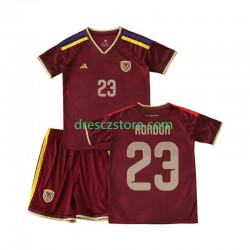 Venezuela Salomon Rondon 23 Domácí Dres 2026 Krátký rukáv Děti Fotbalové Dresy