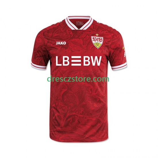 VfB Stuttgart Venkovní Dres 2025-2026 Krátký rukáv Muže Fotbalové Dresy