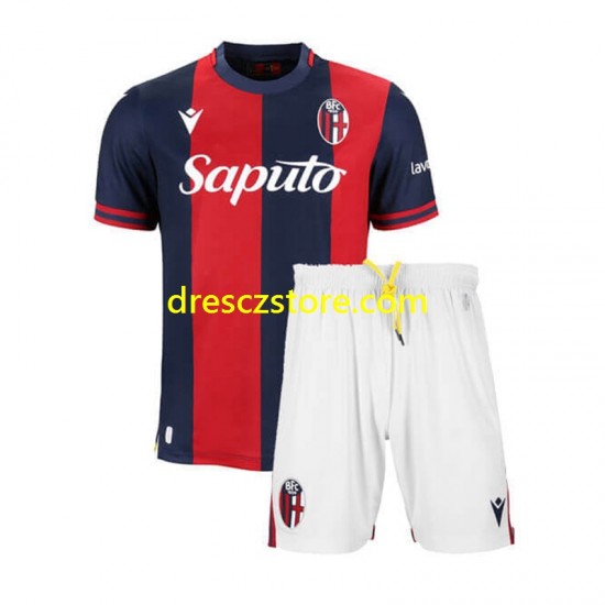 Bologna Domácí Dres 2024-2025 Krátký rukáv Děti Fotbalové Dresy