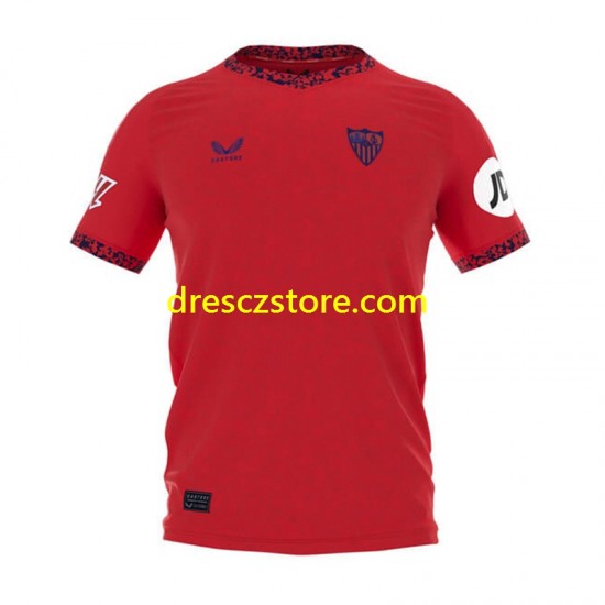 Sevilla FC Venkovní Dres 2024-2025 Krátký rukáv Muže Fotbalové Dresy