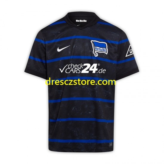 Hertha BSC Venkovní Dres 2024-2025 Krátký rukáv Muže Fotbalové Dresy
