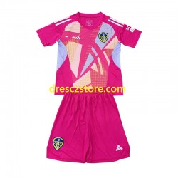 Leeds United Brankářské Alternativní Dres 2024-2025 Krátký rukáv Děti Fotbalové Dresy