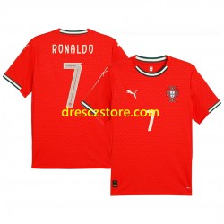 Portugalsko RONALDO 7 Domácí Dres 2025 Krátký rukáv Muže Fotbalové Dresy