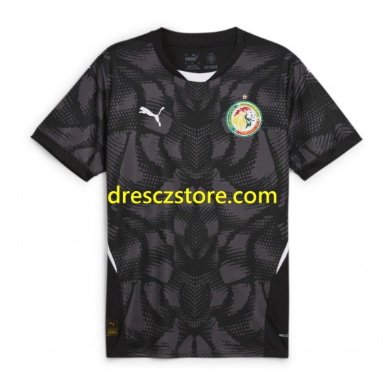 Senegal Brankářské Venkovní Dres 2025 Krátký rukáv Muže Fotbalové Dresy