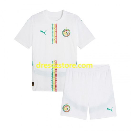 Senegal Domácí Dres 2025 Krátký rukáv Děti Fotbalové Dresy