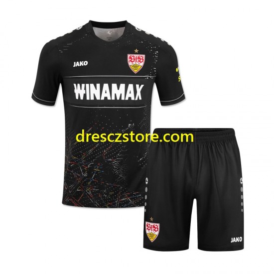 VfB Stuttgart Alternativní Dres 2024-2025 Krátký rukáv Děti Fotbalové Dresy