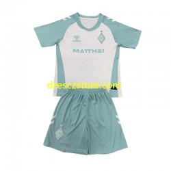 Werder Bremen Venkovní Dres 2024-2025 Krátký rukáv Děti Fotbalové Dresy