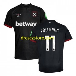 West Ham United FULLKRUG 11 Venkovní Dres 2024-2025 Krátký rukáv Muže Fotbalové Dresy