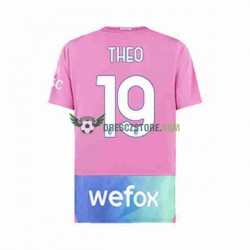 AC Milán THEO 19 Alternativní Dres 2023-2024 Krátký rukáv Muže Fotbalové Dresy