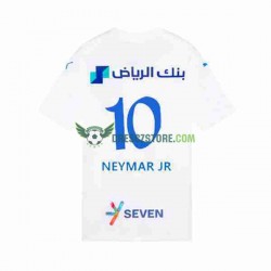Al Hilal Neymar JR 10 Venkovní Dres 2023-2024 Krátký rukáv Muže Fotbalové Dresy
