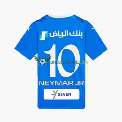 Al Hilal Neymar JR 10 Domácí Dres 2023-2024 Krátký rukáv Muže Fotbalové Dresy