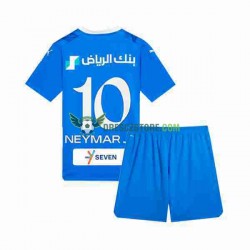 Al Hilal Neymar JR 10 Domácí Dres 2023-2024 Krátký rukáv Děti Fotbalové Dresy