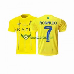 Al-Nassr Ronaldo 7 Domácí Dres 2023-2024 Krátký rukáv Muže Fotbalové Dresy